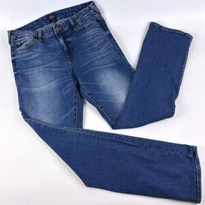 True Religion Jeans‎ Becca Bootcut Womens Sz 34 Dark Wash Blue Mid Rise
